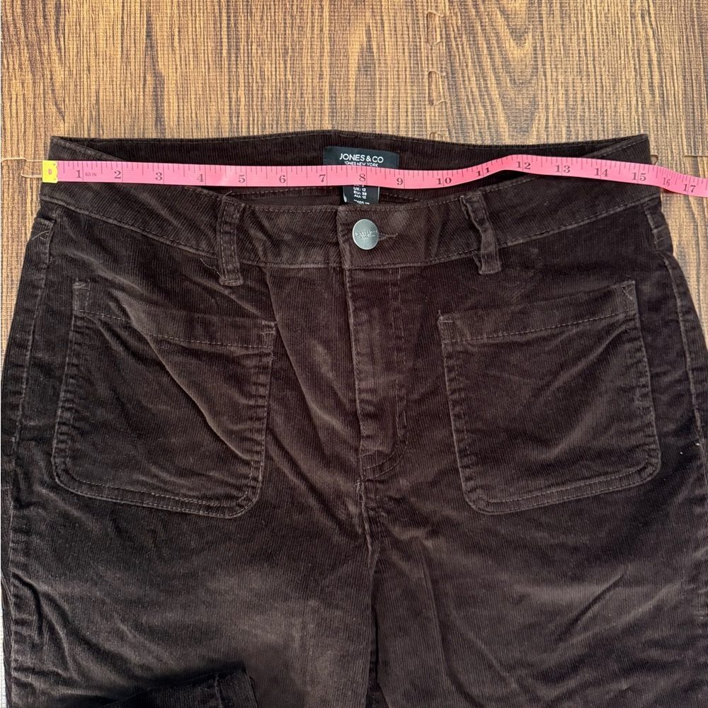 Jones & Co Brown Corduroy Women’s Pants | 8 - Picture 5 of 12